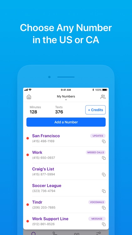 Unlisted - Burner Phone Number screenshot-5