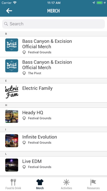 Bass Canyon Festival App