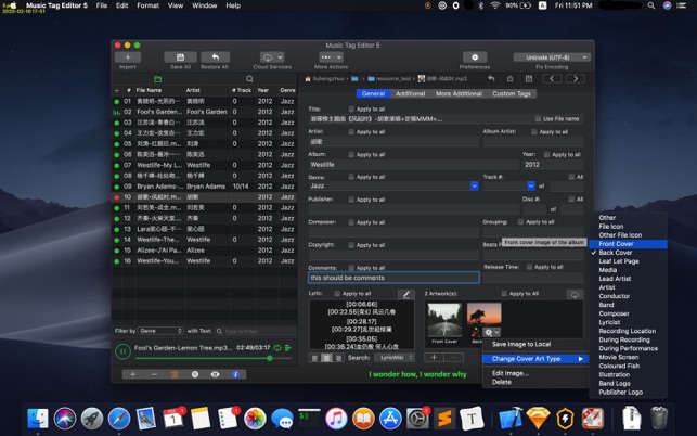 Music Tag Editor