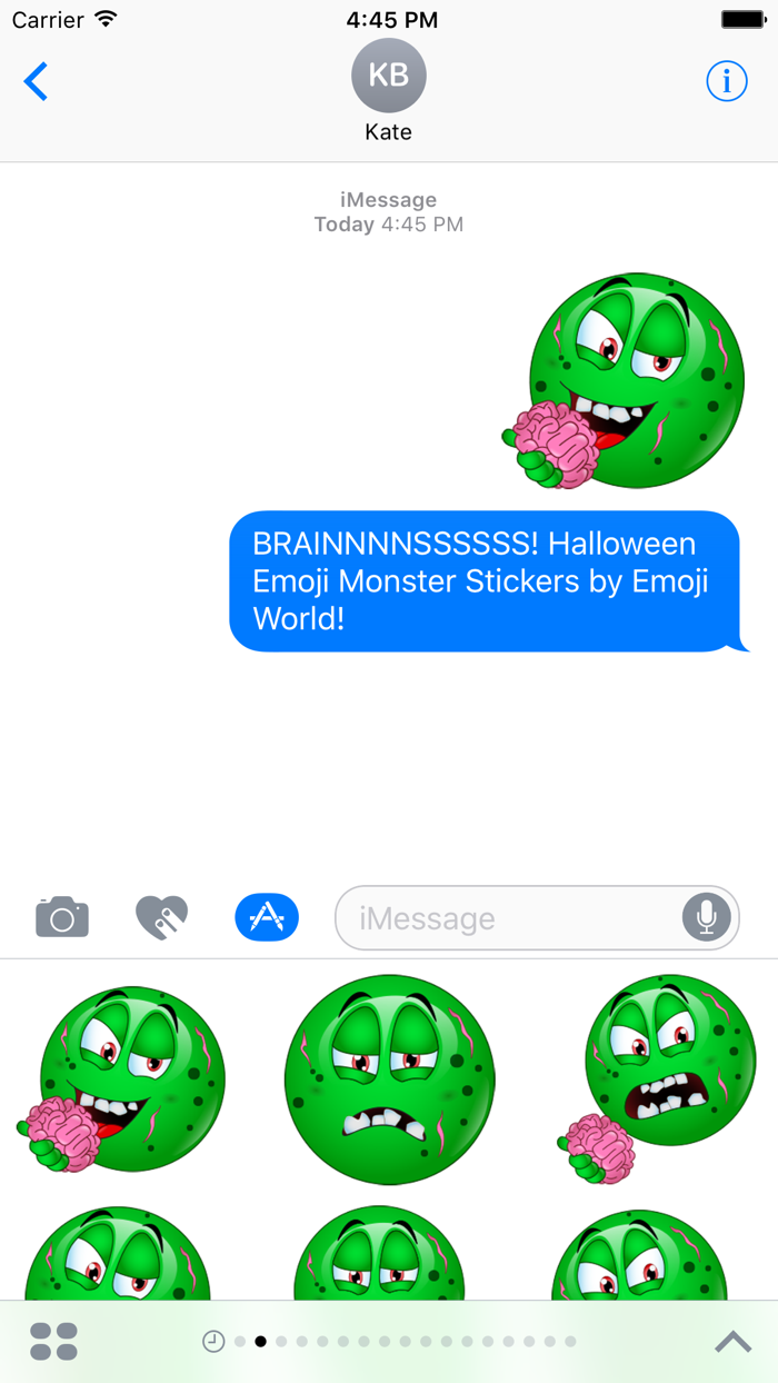 Halloween Monster Emojis