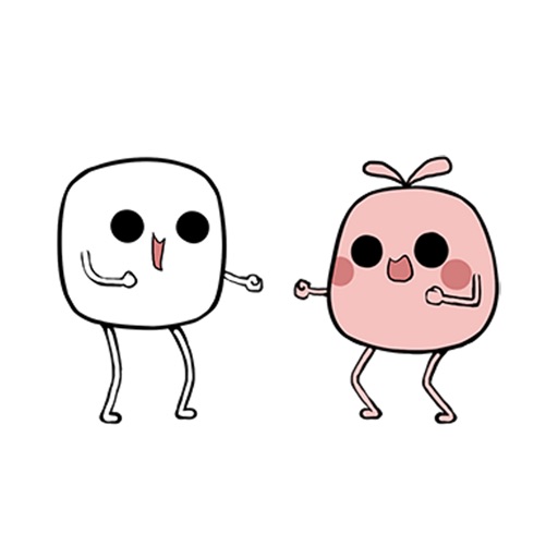 Marshmellow friends  Animated