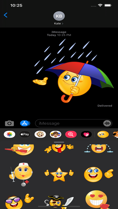 Screenshot #2 pour Emojis Gold & Stickers
