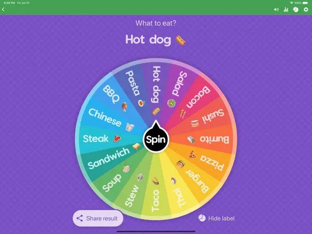 Captura de Pantalla 6 Spin The Wheel - Random Picker iphone