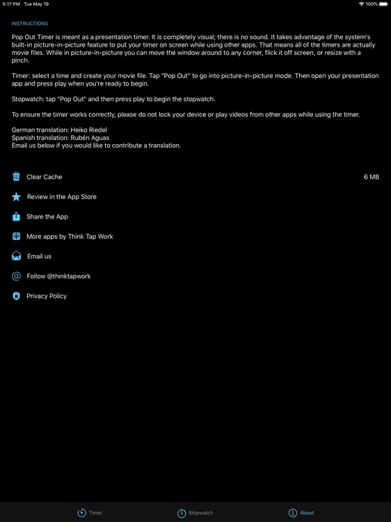 Pop Out Timer & Stopwatch screenshot-5