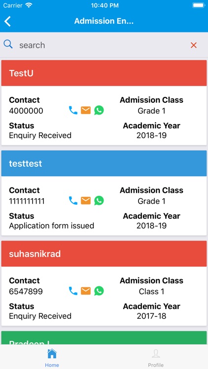 Staff Portal - SmartSchoolz