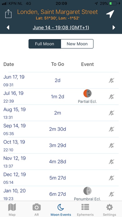 Moon Tracker