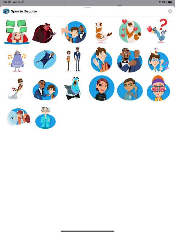 Spies in Disguise Stickersのおすすめ画像3