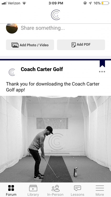 Coach Carter Golf