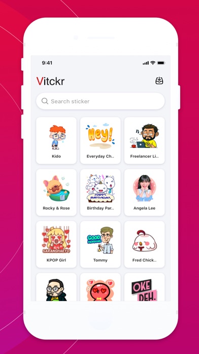 Vidio Stickers for WhatsApp screenshot 2