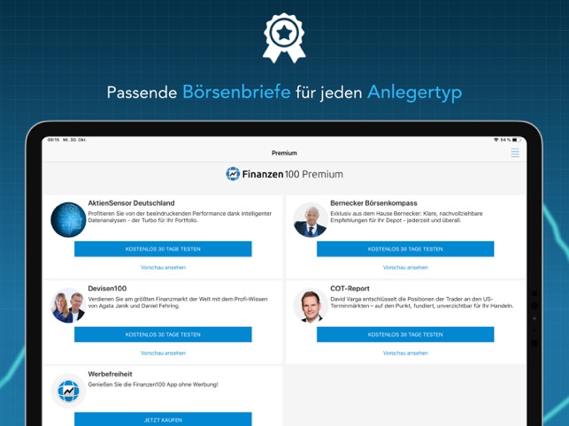 Finanzen100 Borse Aktien Im App Store