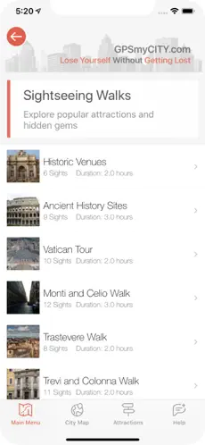 Screenshot 2 GPSmyCity: Walks in 1K+ Cities iphone