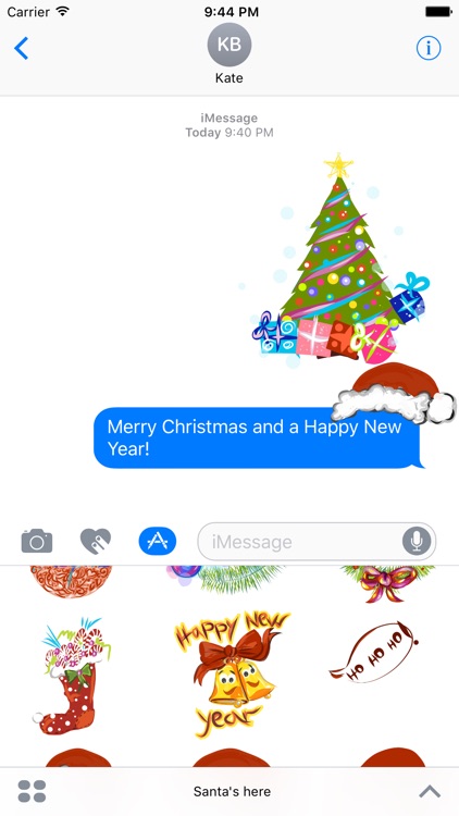 Santa's here sticker pack screenshot-3