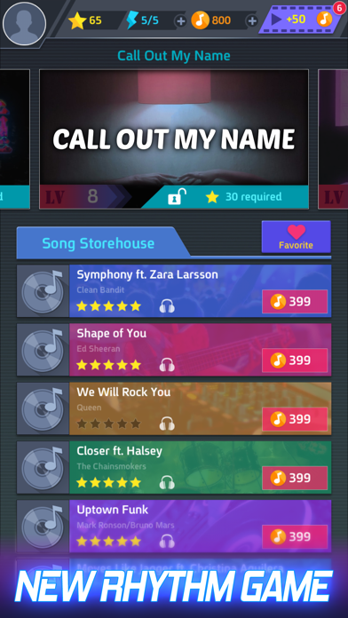Tap Tap Music-Pop Songs Screenshot 1