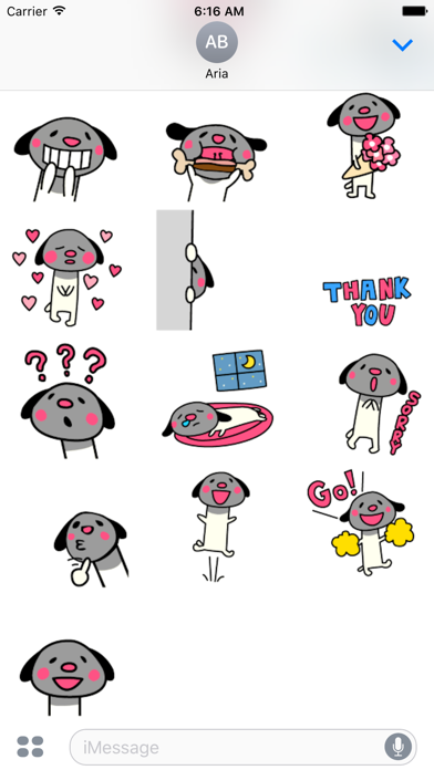 Animated Grumpy Dog Sticker screenshot 3