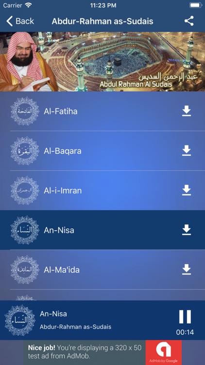 MP3 Quran: 100+ reciters screenshot-3