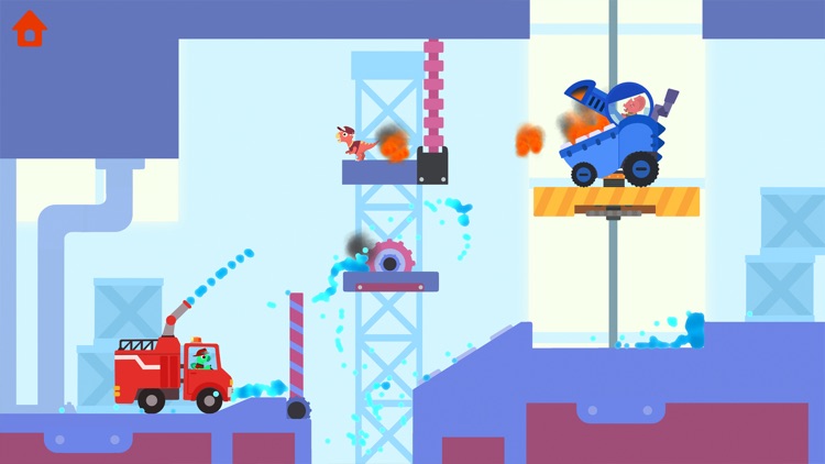 Dinosaur Fire Truck: Kids Game screenshot-8