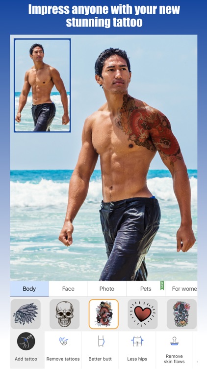 Retouch Men: Abs & Body Editor screenshot-4