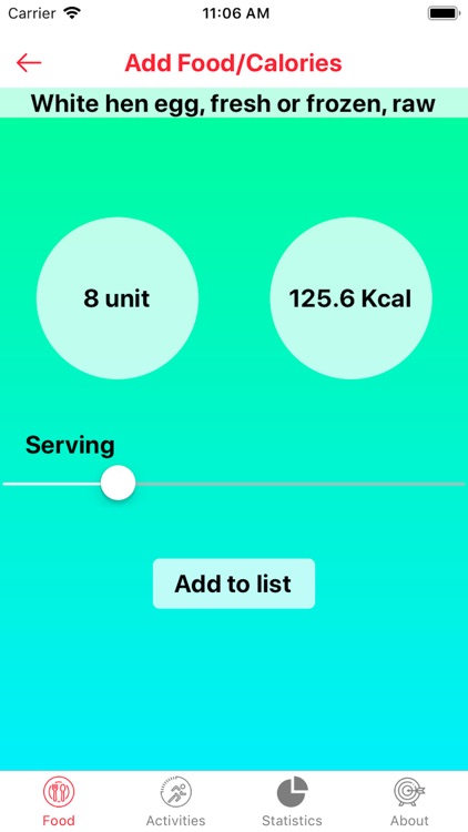 Hi-Calorie Calculator screenshot-9