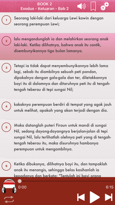 Indonesian Bible Audio mp3 Pro screenshot 4