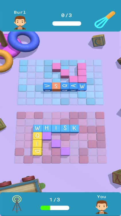 Word Blocks Puzzle 3D