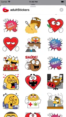 Image 8 adult Bedtime Stickers iphone