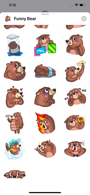 Funny Bear Sticker Pack(圖2)-速報App