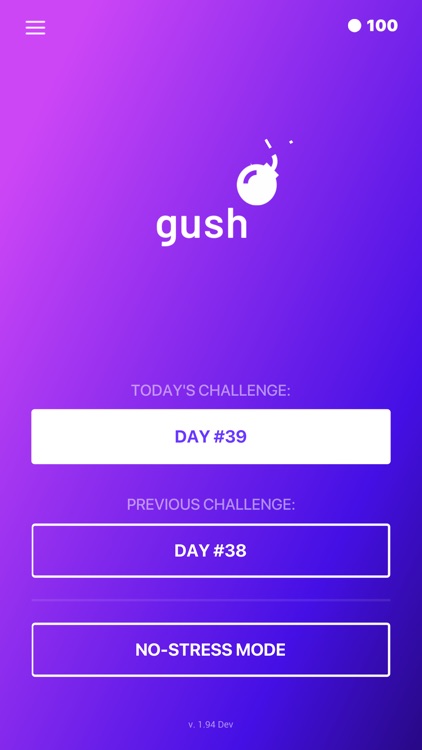 Gush: A Daily Challenge