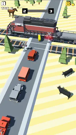 Game screenshot Crossy Tracks 3D apk