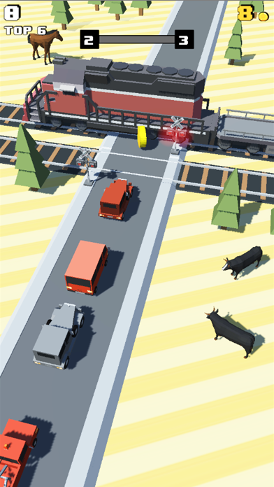 Crossy Tracks 3D screenshot 2