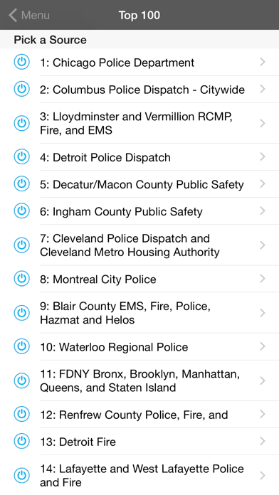 5-0 Radio Police Scanner Lite (Free) Screenshot 4