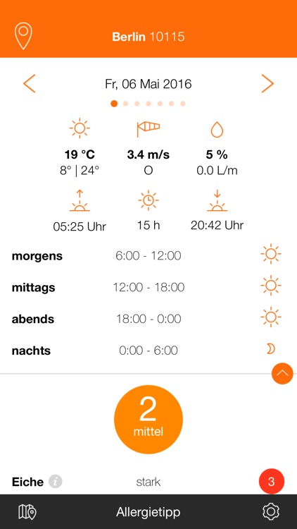 ratiopharm Pollen-Radar