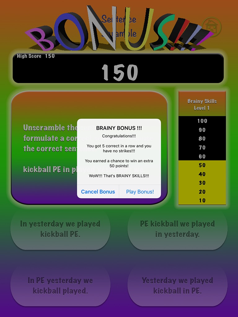 Brainy Skills Unscrambler screenshot 3