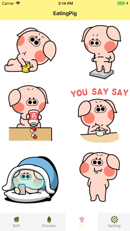 Clever Soft&Chicken Stickers