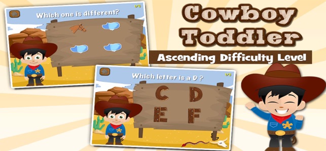 Cowboy Toddler Learning Games(圖2)-速報App