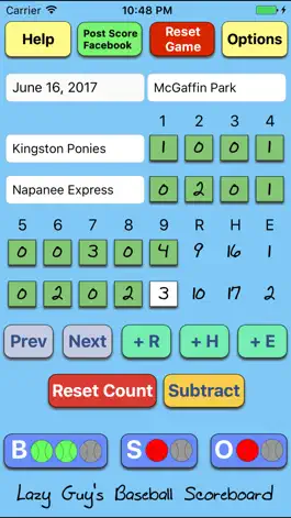 Game screenshot Lazy Guys Baseball Scoreboard mod apk