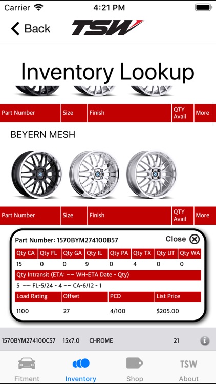 TSW Wheel Fitment Guide screenshot-4