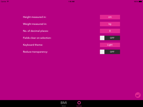 Body Mass Index Calculator BMI - náhled