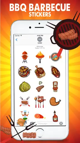 Game screenshot Barbecue Love Stickers hack