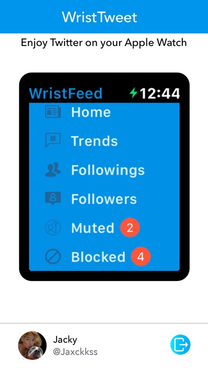 WristTweet App for Twitter