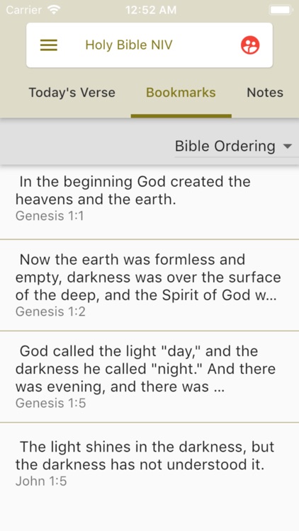 Holy Bible NIV screenshot-0