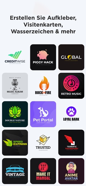 Logo Maker Machen Ein Grafik Im App Store