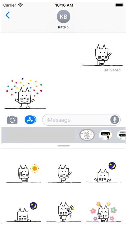 Kaku Neko Stickers