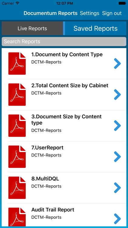 OpenText Documentum Reports screenshot-4