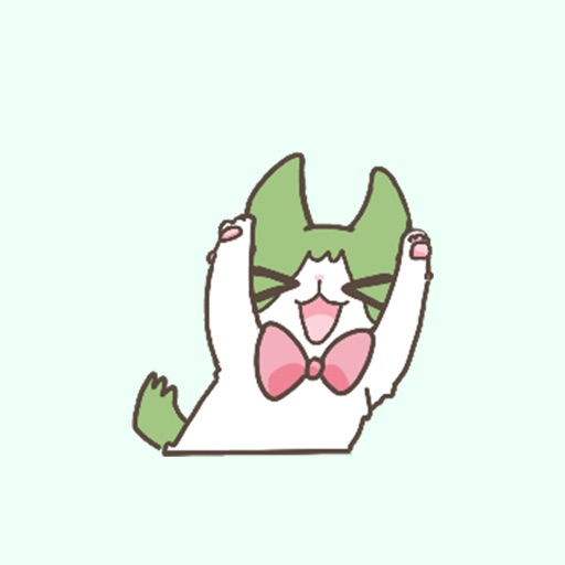 Hachiware Cat stickers! iOS App