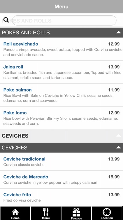 Ceviches by Divino