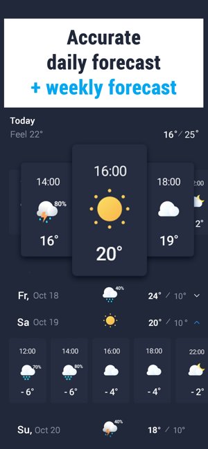 天氣24：天氣預報(圖2)-速報App