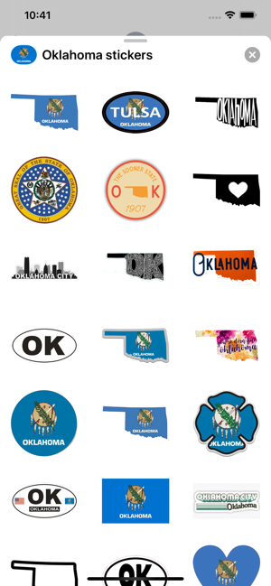 Oklahoma emoji - USA sticker(圖1)-速報App