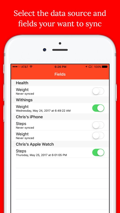 Fitbit Sync for Health App