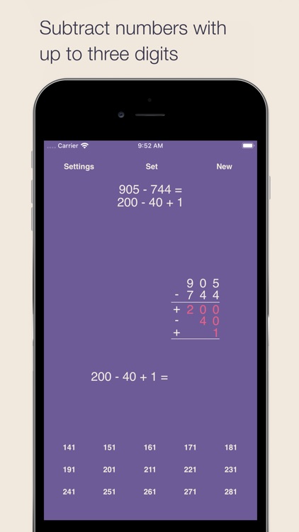 Partial Difference Subtraction screenshot-3