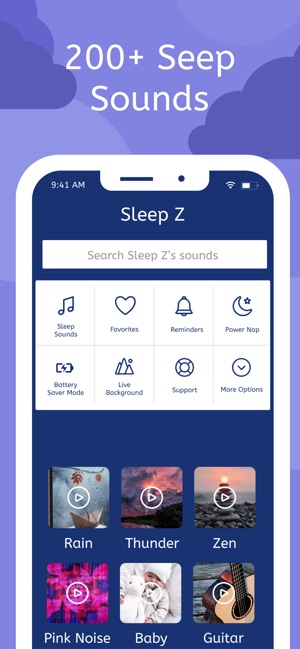 Sleep Z- Soothing Sleep Sounds(圖1)-速報App